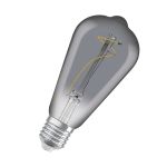 Ledvance LED Vintage 1906 E27 Edison Filament Smokey 3.4W 100lm - 818 Zeer Warm Wit