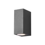 D'Lite Vrebos Wandlamp Aluminium Zwart Up & Down | Geschikt Voor 2x GU10