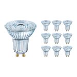 Voordeelpak 10x Ledvance Performance LED Spot Reflector GU10 PAR16 4.3W 350lm 36D - 830 Warm Wit | Vervangt 50W