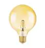 Osram Vintage 1906 LED E27 Globe Filament Goud 125mm 4W 470lm - 824 Zeer Warm Wit | Vervangt 40W